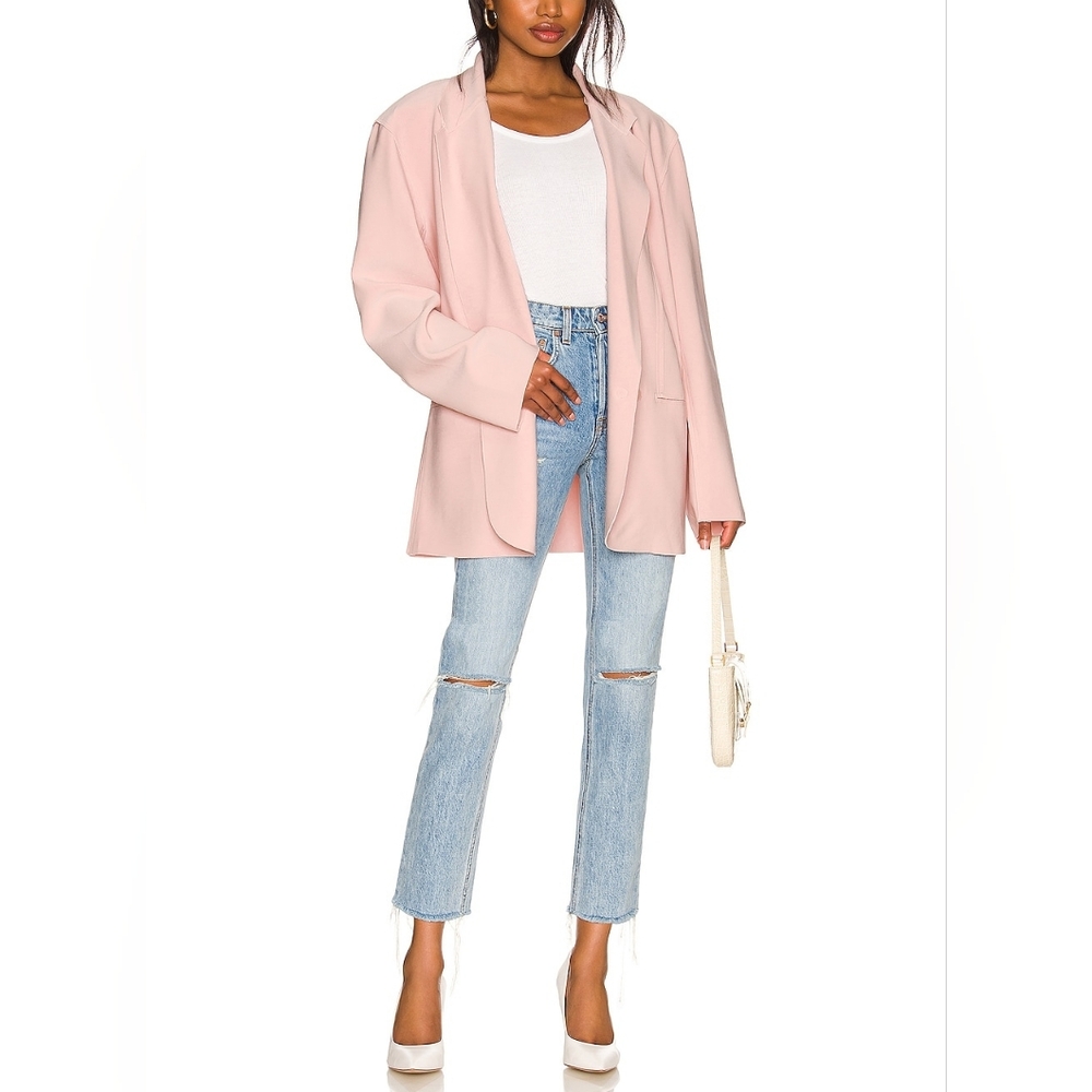 GRLFRND Karolina Point Loma High Rise Straight Crop Jeans 30